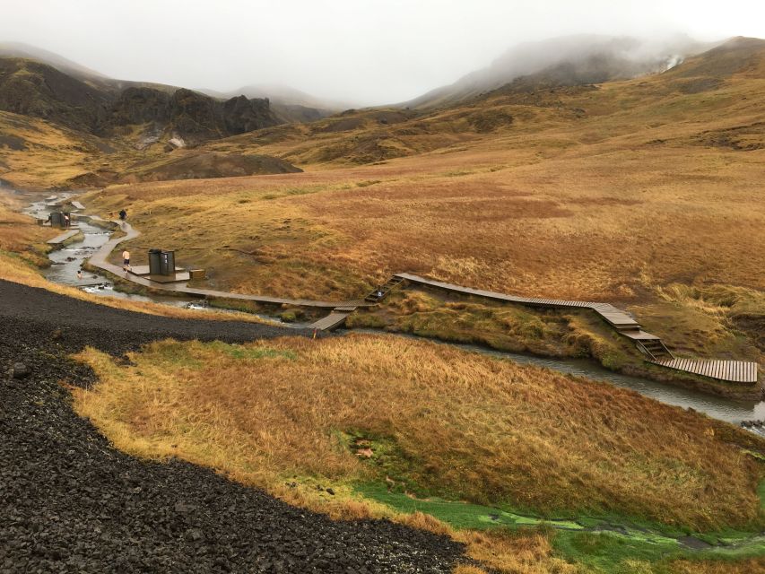 Private Reykjadalur Hike & Hot River Geothermal Tour - Reaching the warm river at the end
