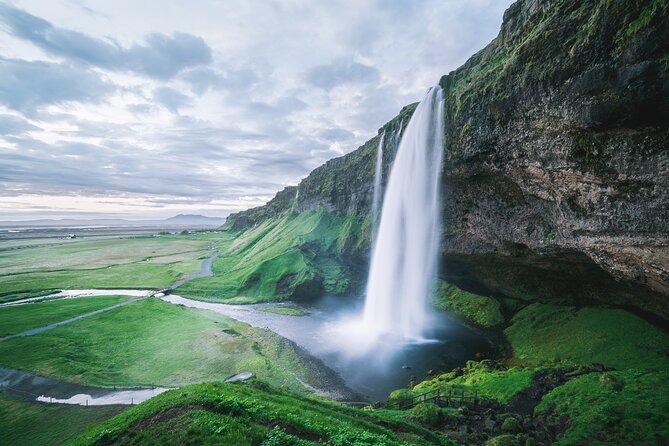 Private South Coast & Katla Ice Cave Tour in Iceland - Skógafoss, the broad waterfall with a famous tale