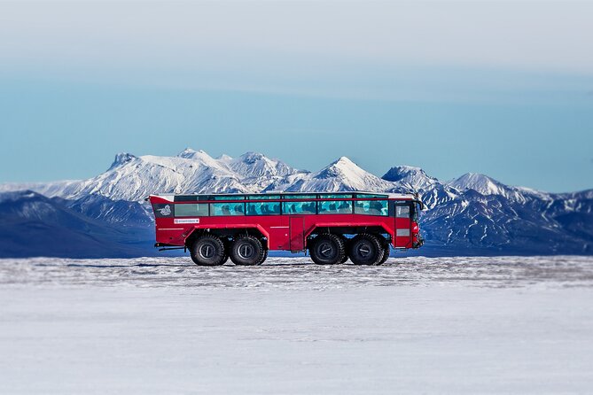Red Glacier Monster Truck on Langjokull Glacier from Gulfoss - Weather, clothing, and practical details