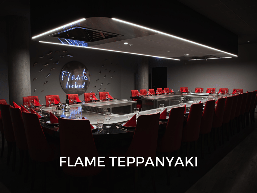 Reykjavík: 7-Course Teppanyaki Tasting Menu with Fire Show - A theatrical dinner in Reykjavík