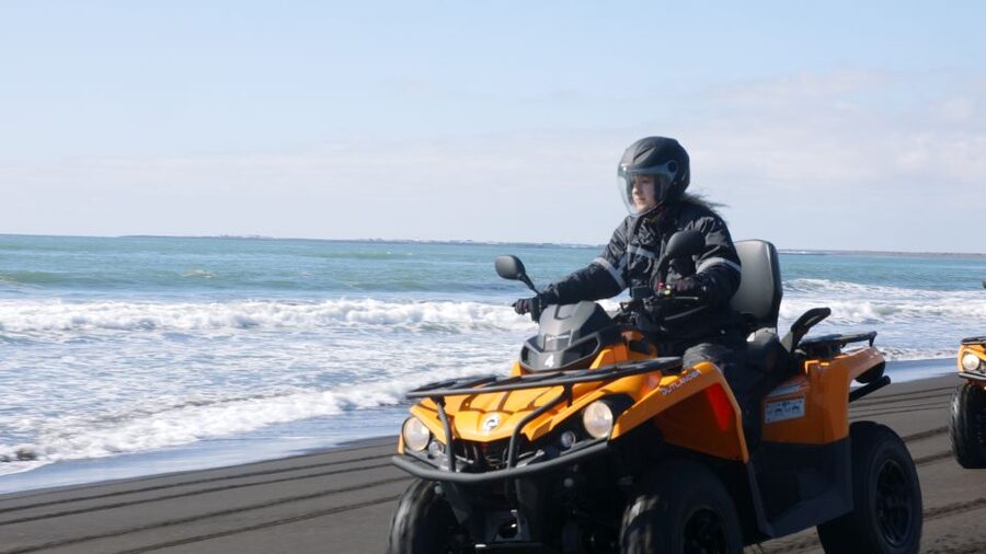 Reykjavík: Black Sand Beach 2-Hour ATV Adventure - Black sand, cliffs, and volcanic rock