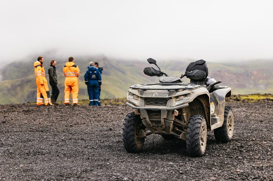 Reykjavik: Countryside Guided ATV Tour with Transfers - Basecamp briefing and protective gear