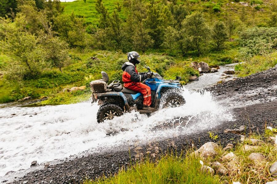Reykjavik: Countryside Guided ATV Tour with Transfers - Lake Hafravatn brings a quiet pause