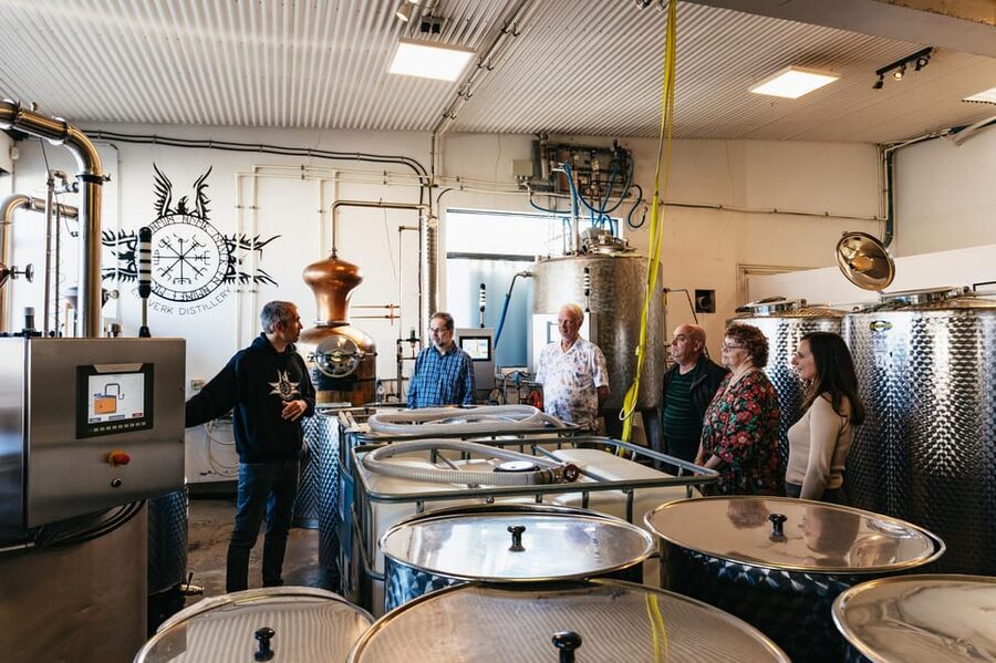 Reykjavik: Eimverk Distillery Guided Tour with Tasting - Tasting Flóki, Vor, and Víti