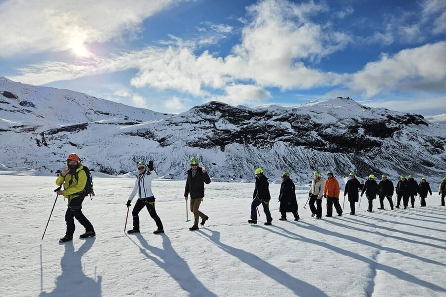 Reykjavik: Glacier Hike, Waterfalls and Black Sand Beach - Skógafoss delivers the big waterfall moment