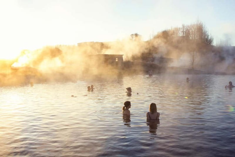 Reykjavík: Glacier Snowmobile and Hot Springs with Pickup - Reaching Mountaineers Geldingafell Basecamp