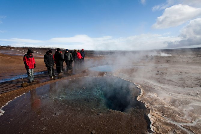 Reykjavik: Golden Circle and Northern Lights Small-Group Tour - Geysir and Strokkur’s regular eruptions