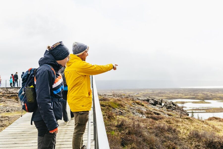 Reykjavik: Golden Circle, Crater & Blue Lagoon Minibus Tour - Geysir and Strokkur: wait for the burst