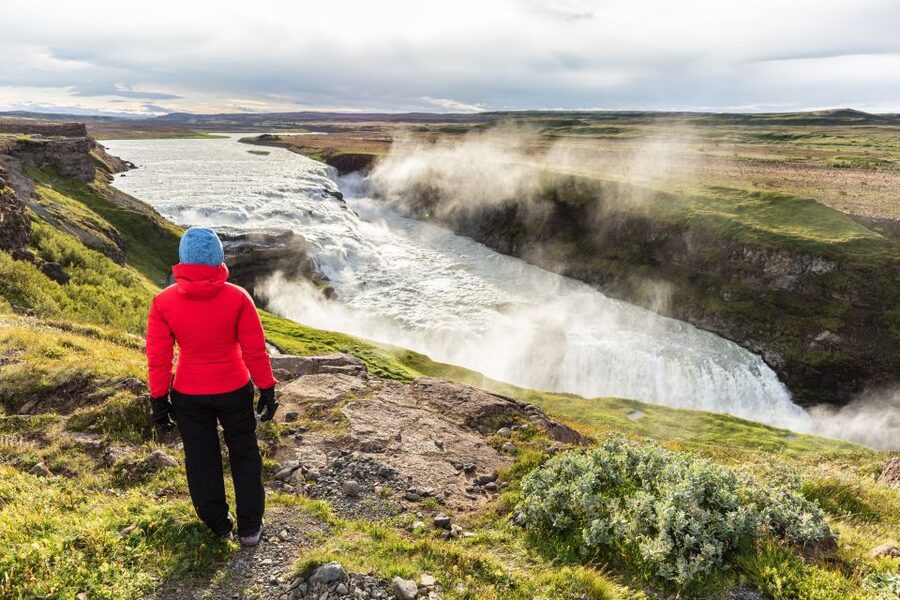 Reykjavik: Golden Circle Day Trip with Blue Lagoon Transfer - Gullfoss, the day’s great waterfall