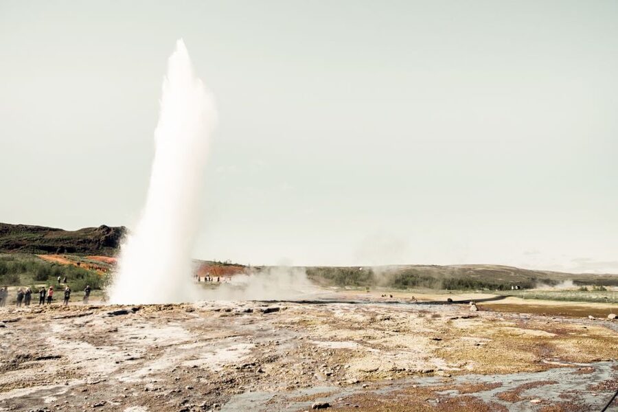 Reykjavík: Golden Circle Minibus Tour & Blue Lagoon Transfer - The Blue Lagoon at 5:00 PM