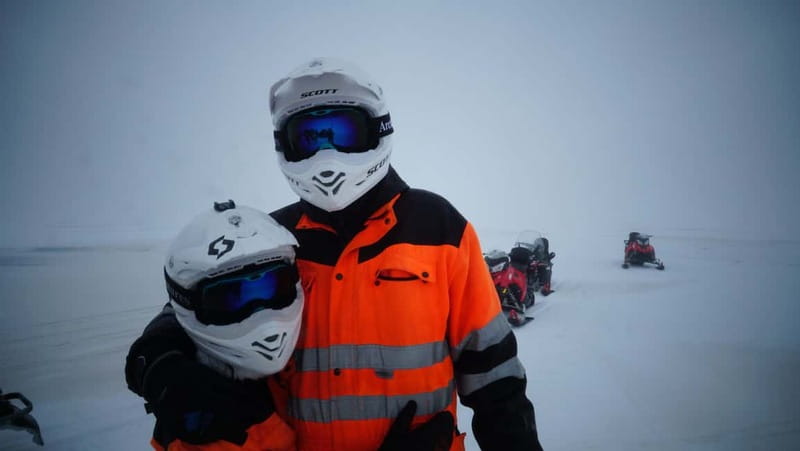Reykjavik: Golden Circle Super Jeep and Snowmobile Tour - What you see from the glacier