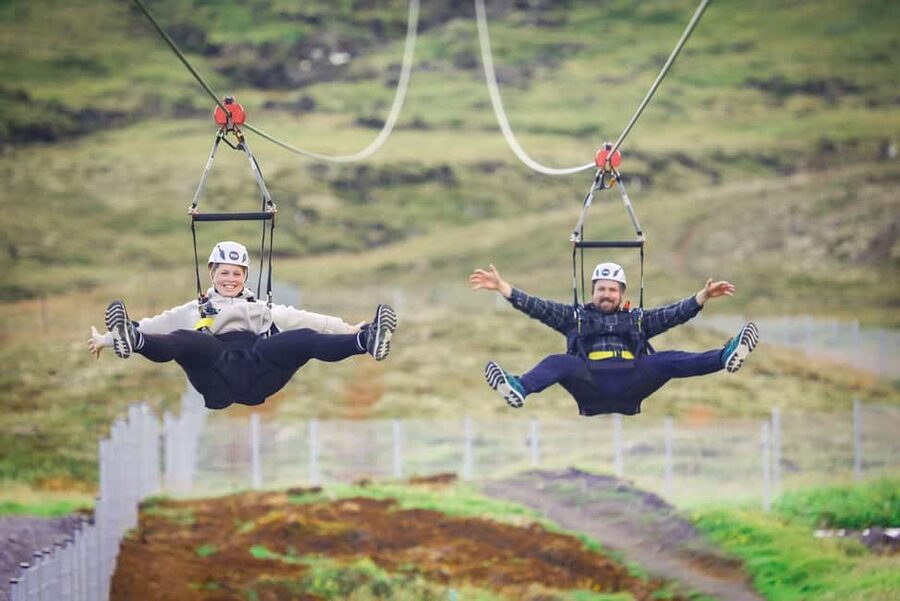Reykjavik: Mega Zipline Adventure - What the three-hour outing includes