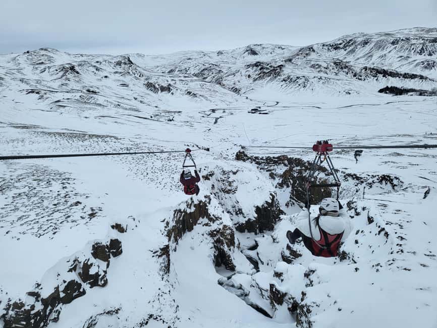 Reykjavik: Mega Zipline Adventure - Two lines make this more social
