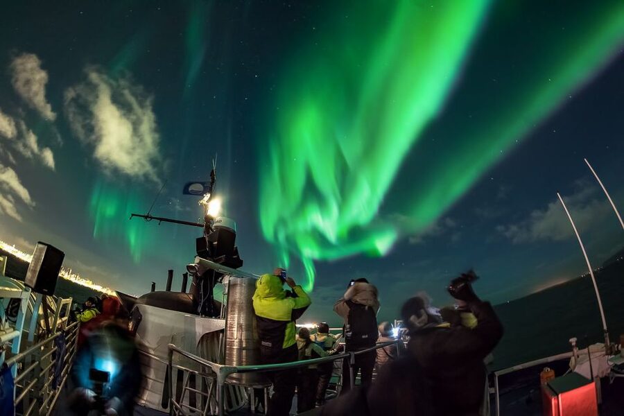 Reykjavik: Northern Lights Guided Boat Tour - Key points at a glance
