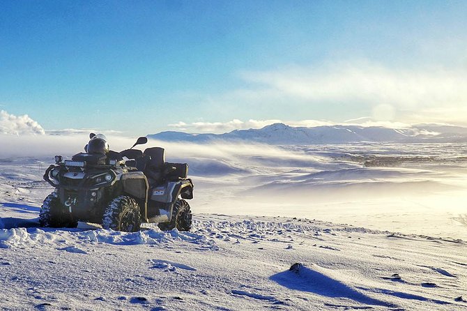Reykjavik Peak with Safari Quads ATV - Leaving Reykjavik for the open countryside