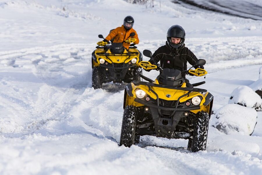 Reykjavik Quad Bike Twin Peaks Tour - The safety briefing and first controls