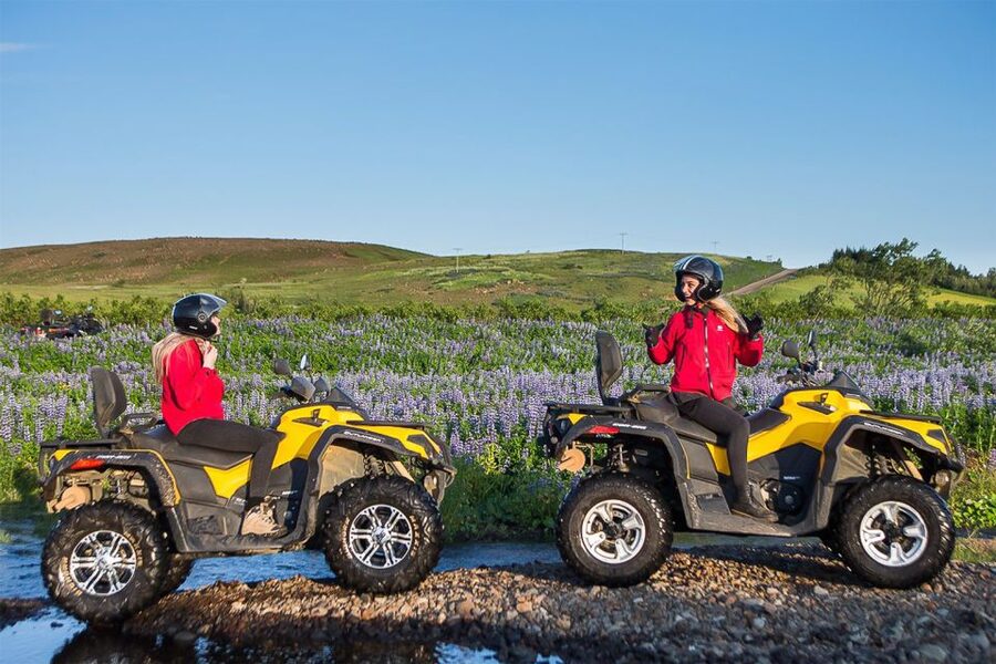 Reykjavik Quad Bike Twin Peaks Tour - Lake Hafravatn starts the scenic part