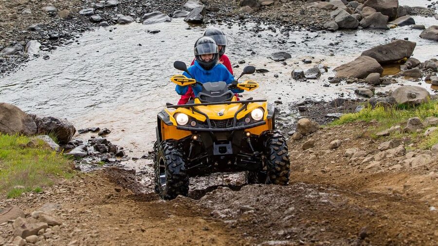 Reykjavik Quad Bike Twin Peaks Tour - Climbing Reykjavik Peak