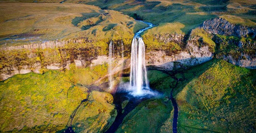 Reykjavík: South Coast Waterfalls, Black Sand & Glacier Tour - Skógafoss, Iceland’s powerful 60-meter waterfall