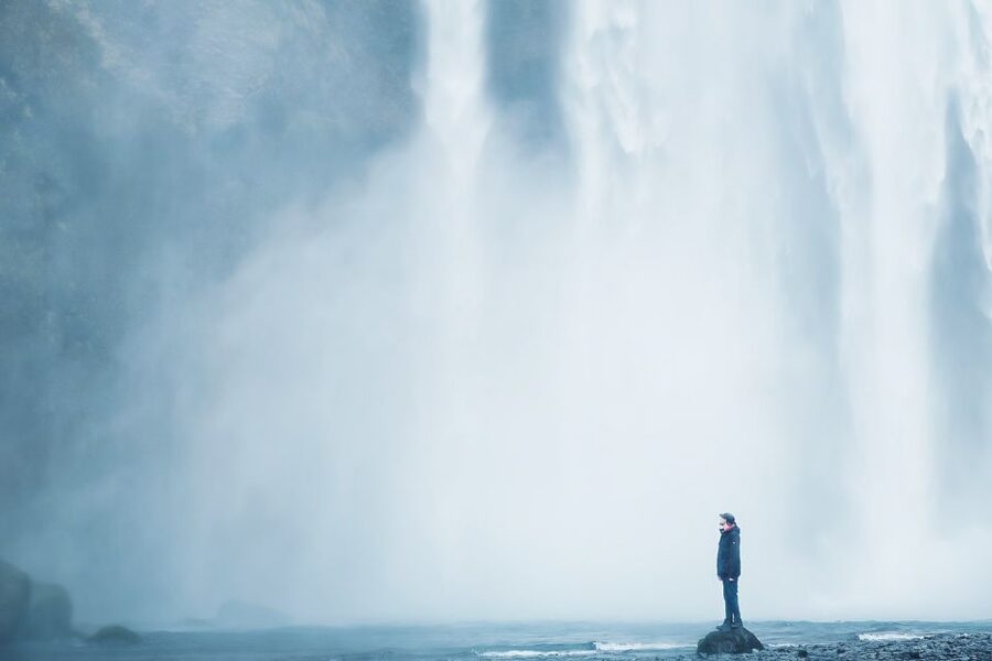 Reykjavík: South Coast Waterfalls, Black Sand & Glacier Tour - Walking toward Sólheimajökull glacier