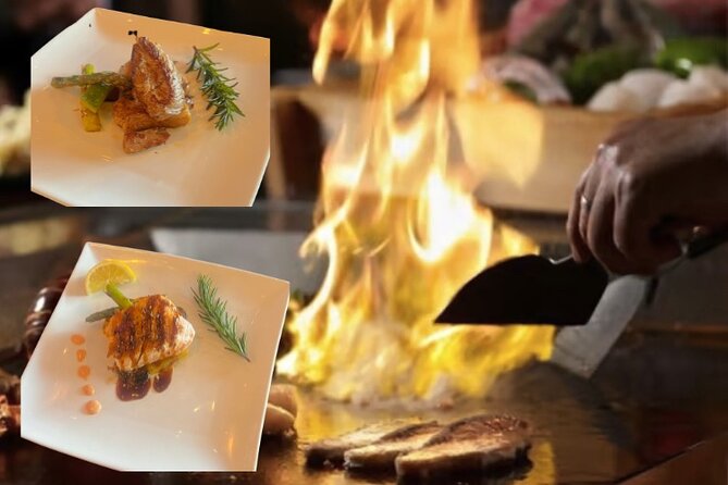 Reykjavik Teppanyaki 7 Course Menu and Fire Show with Cocktail - What the seven listed courses actually include