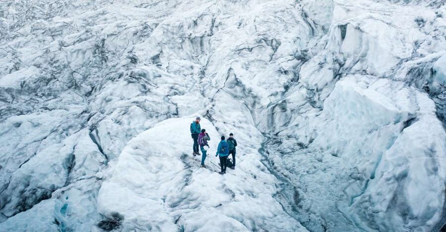 Skaftafell: Extra Small Group Glacier Adventure - Learning to walk with crampons