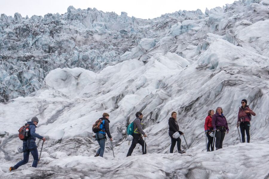Skaftafell: Extra Small Group Glacier Adventure - The highest safe point and lunch break