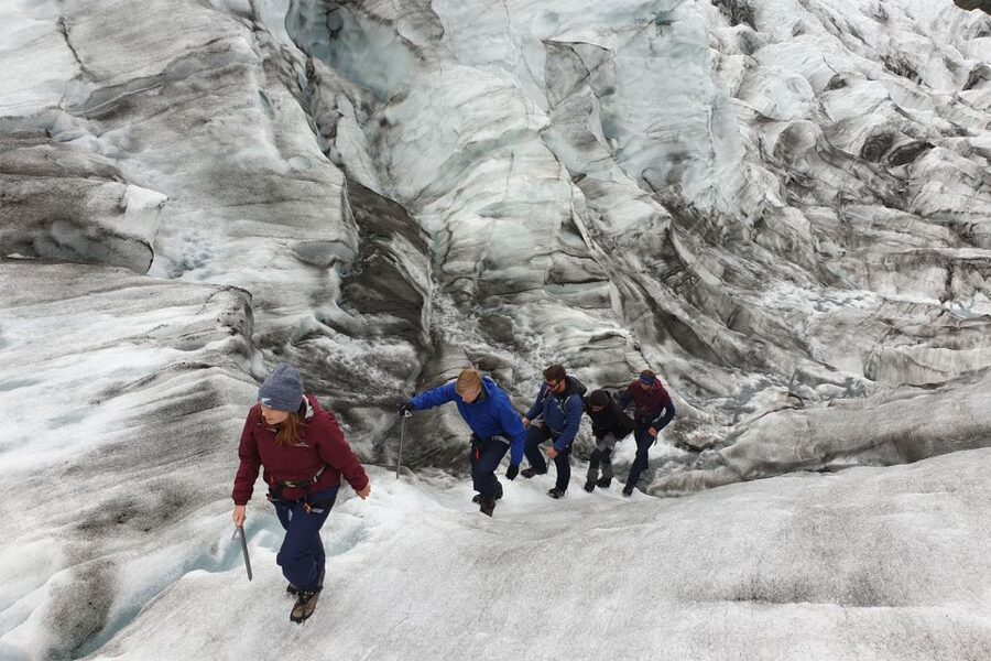 Skaftafell: Extra-Small Group Glacier Hike - Up to two hours among blue pools and crevasses