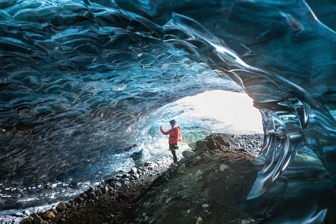 Small-Group Ice Cave Tour from Jökulsárlón - Crampons, helmets, and the approach to the cave