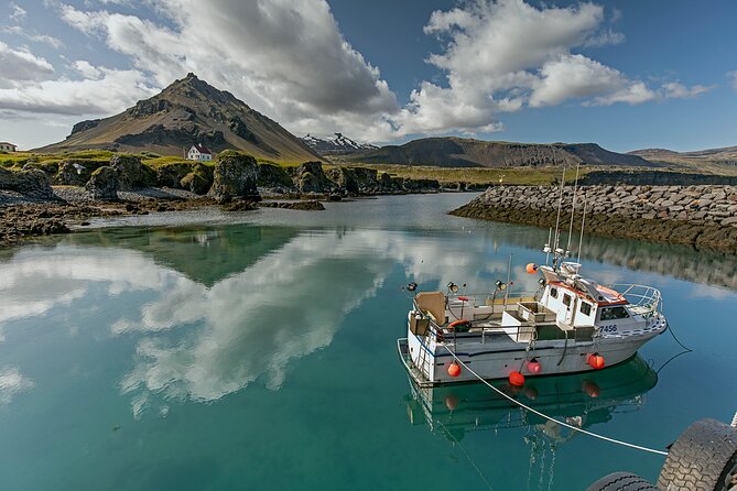Snaefellsnes Peninsula Tour from Grundarfjordur Port - Lóndrangar turns volcanic geology into a spectacle
