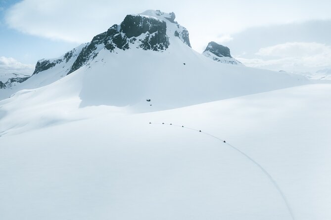 Snowmobiling on Langjökull Glacier from Geysir Area - One hour on Langjökull
