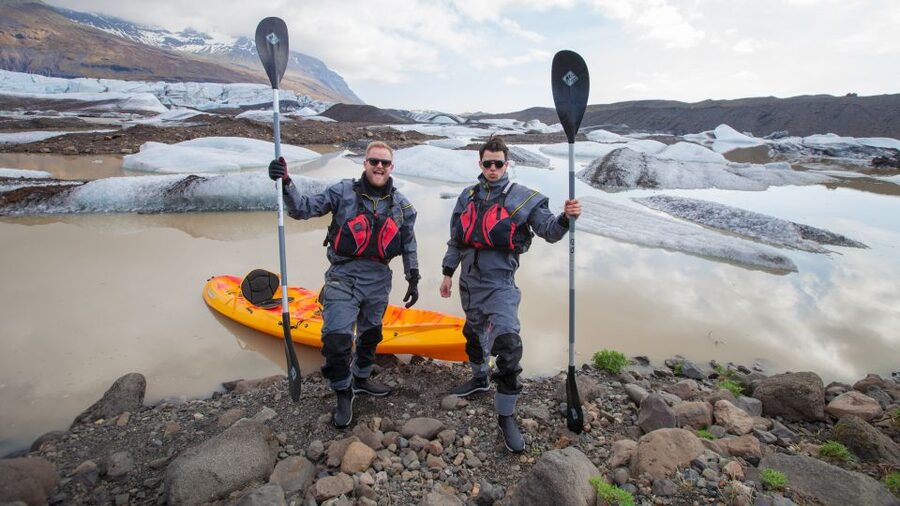 Sólheimajökull: Guided Kayaking Tour on the Glacier Lagoon - Key points at a glance