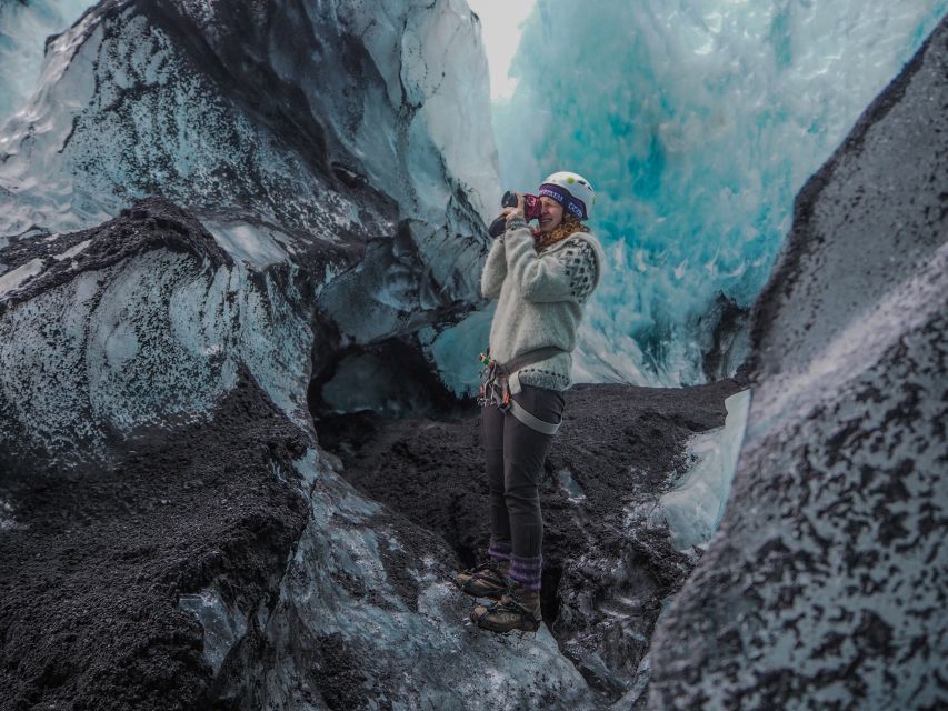Sólheimajökull Ice Climb and Glacier Hike - Setting up the ice climb