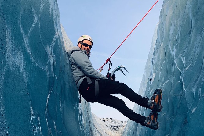 Sólheimajökull Ice Climbing and Glacier Walk - Learning to move safely on the ice