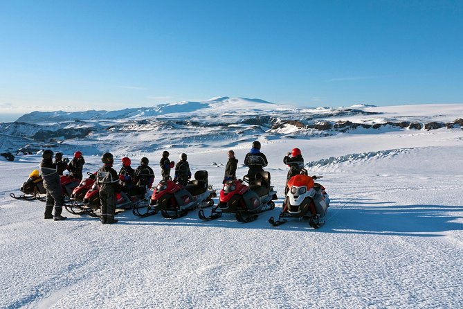 South Coast and Glacier Snowmobiling Day Trip from Reykjavik - What the one-hour snowmobile ride is really like