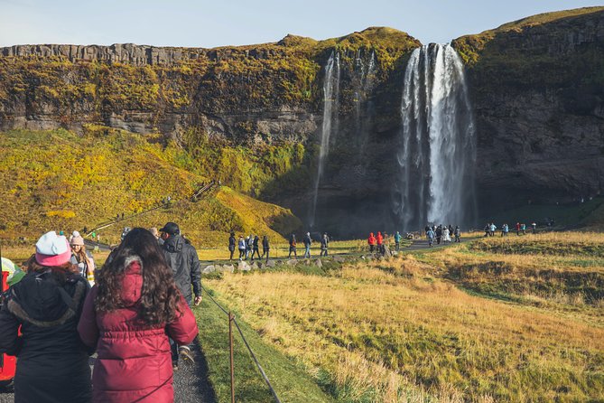 South Coast Day Tour Black Sand Beach & Waterfalls from Reykjavik - Reynisfjara: black sand and serious wave danger