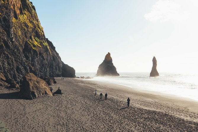 South Coast Day Tour Black Sand Beach & Waterfalls from Reykjavik - Solheimajokull Glacier: close to the ice, not a glacier hike