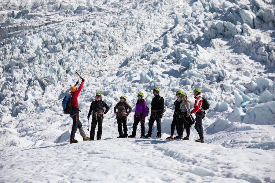 South Coast Iceland: 2-Day Blue Ice Cave & Jokulsarlon Tour - Entering the blue ice cave
