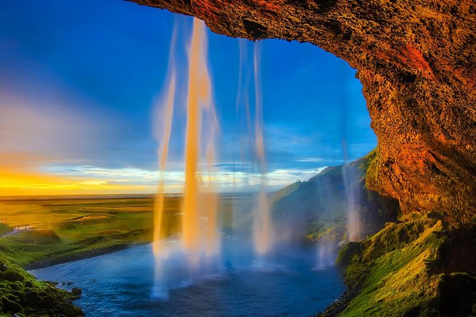 South Coast - Private - Seljalandsfoss and the famous walk behind the water