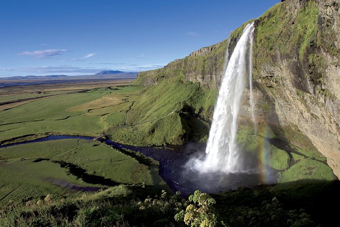 South Coast, Waterfalls and Vík village from Reykjavik - Reynisfjara: black sand and volcanic columns