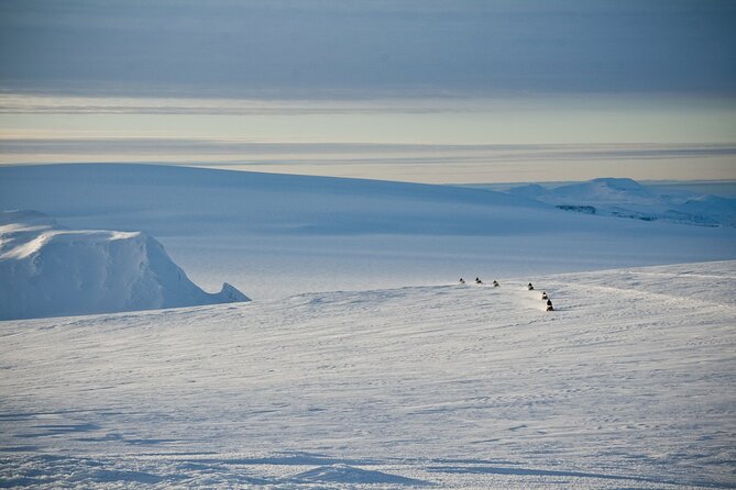 Super Jeep Golden Circle & Snowmobile on Glacier from Reykjavik - Geysir and the reliable eruption at Strokkur