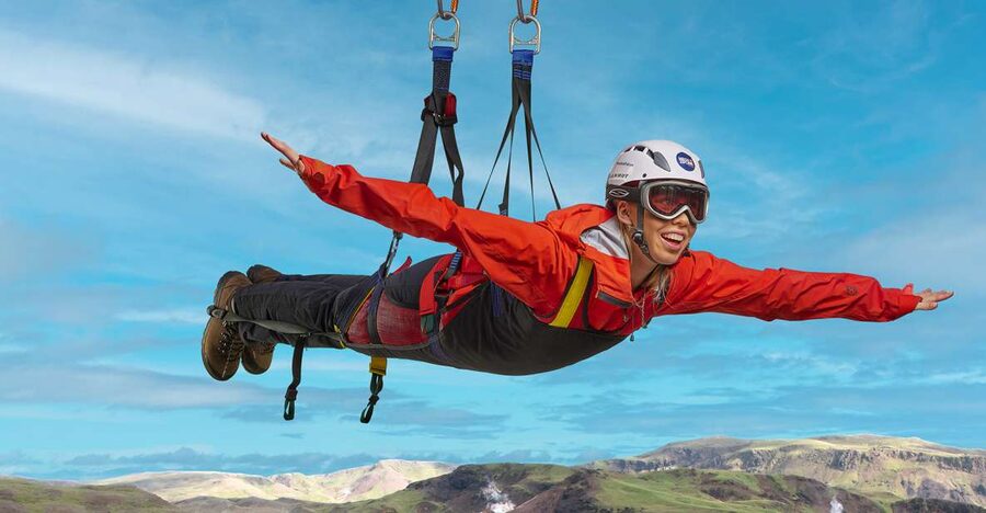 The Falcon : Superman ride with Mega Zipline Iceland - The Best Way to Fit It Into Your Day