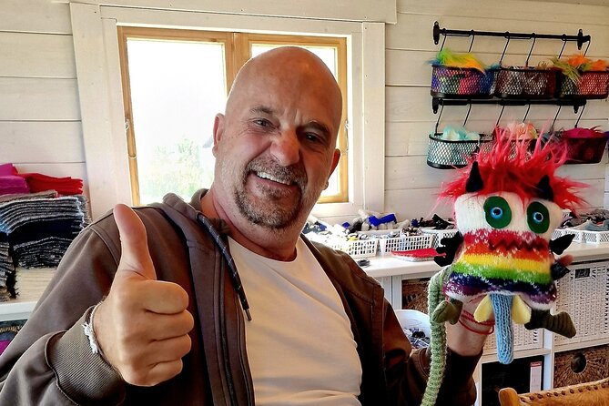 The Wool Monster Workshop - make your own souvenir! - Making a wool monster near Reykjavik