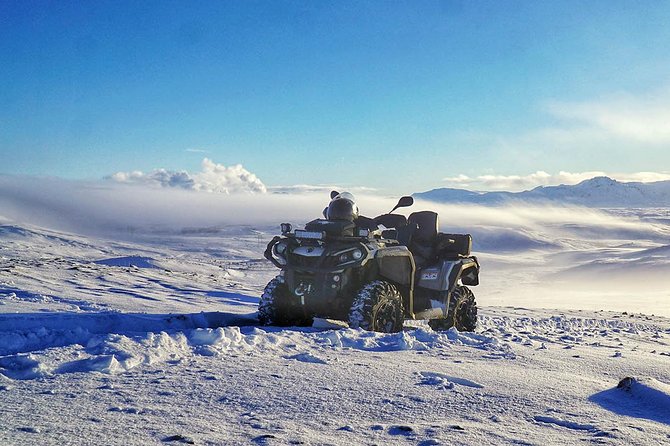 Twin Peaks ATV Iceland Adventure from Reykjavik - Climbing Reykjavik Peak