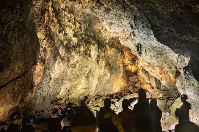 Vatnshellir Cave Tour - The spiral stairs and underground footing
