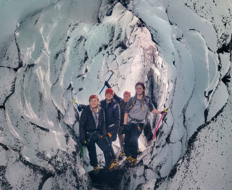 Vik: Guided Glacier Hike on Sólheimajökull - Crossing the glacier lagoon and reaching the ice