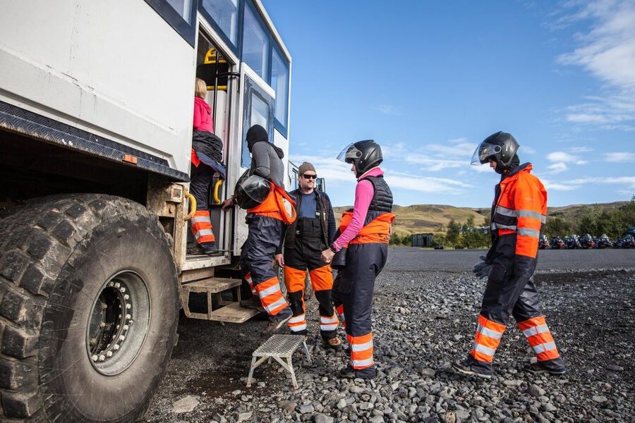 Vik: Mýrdalsjökull Snowmobile Adventure - What the snowmobile is like for beginners