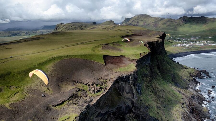 Vík: Paragliding Tandem Flight - Who will enjoy this most
