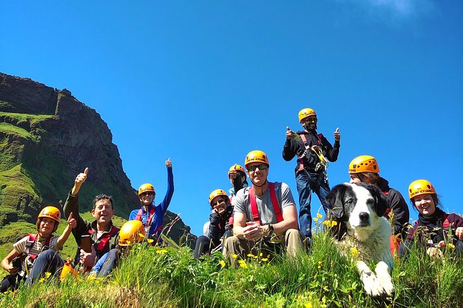Zipline and Hiking Adventure Tour in Vík - The hike to the first line